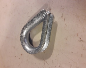 Thimble 10mm for cable 8mm      DIN 6899